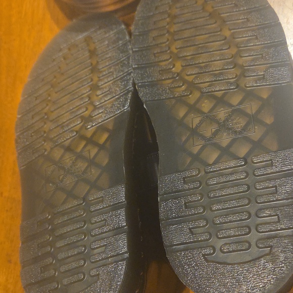 Dr. Martens Black Leather Buckle Sandals - Picture 3 of 6